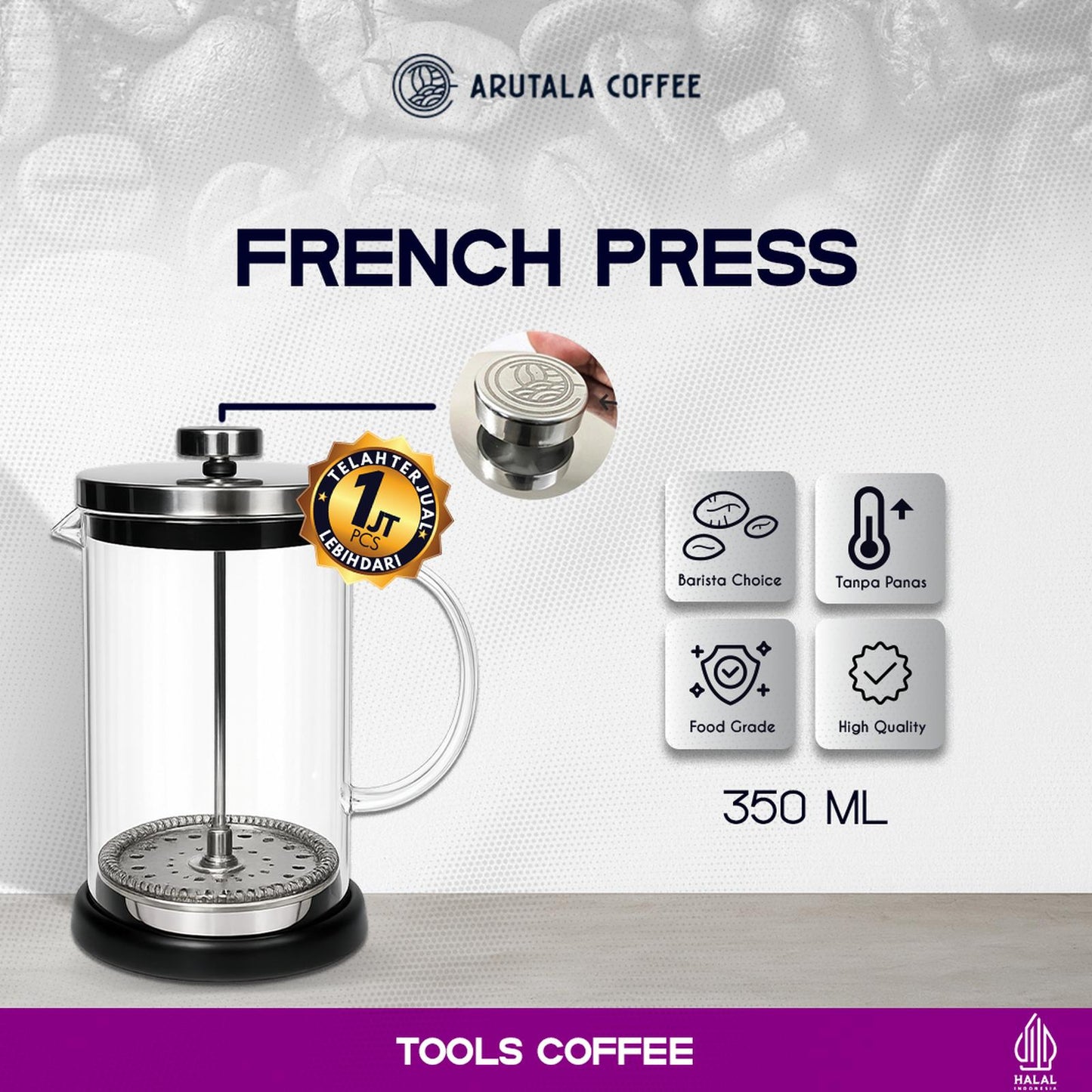 Arutala French Press Coffee & Tea Maker