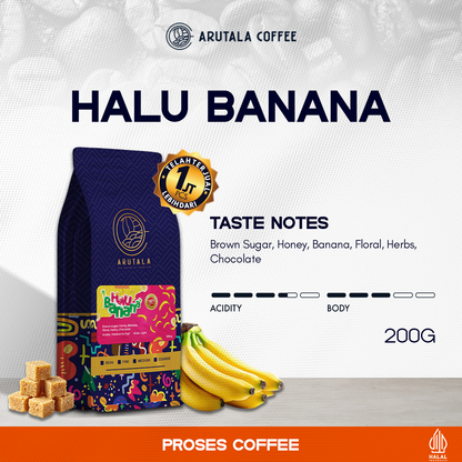 ARUTALA Kopi Halu Banana Honey Process
