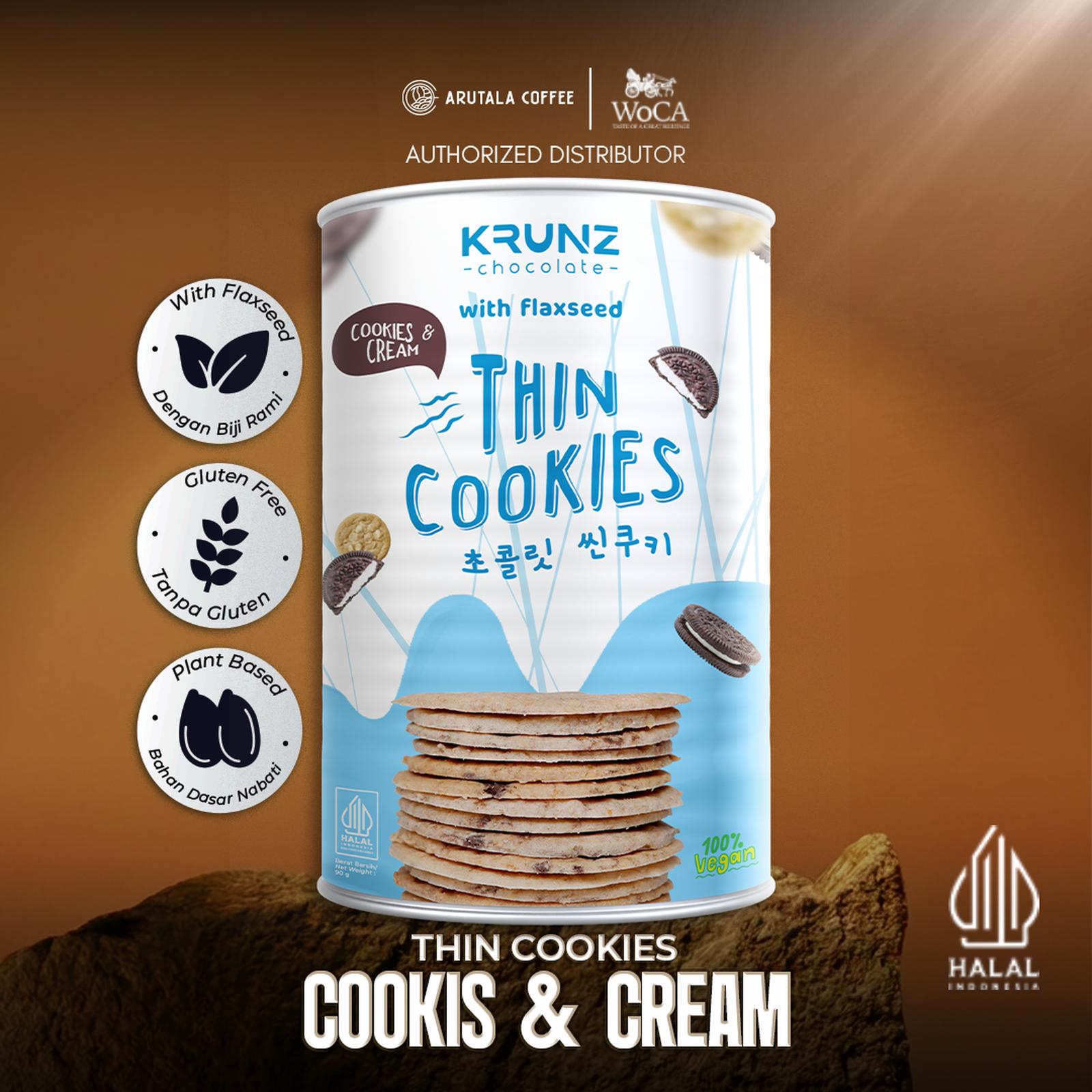 WoCA Thin Cookies Krunz Chocolate