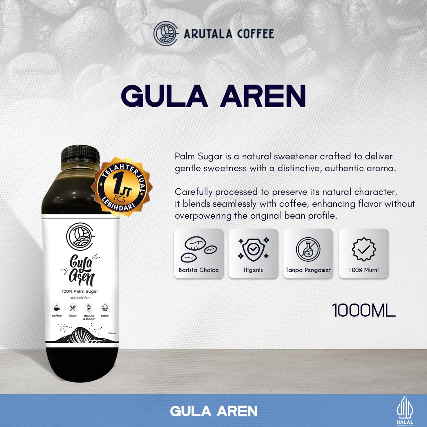 Arutala Gula Aren Cair Legit Barista Choice