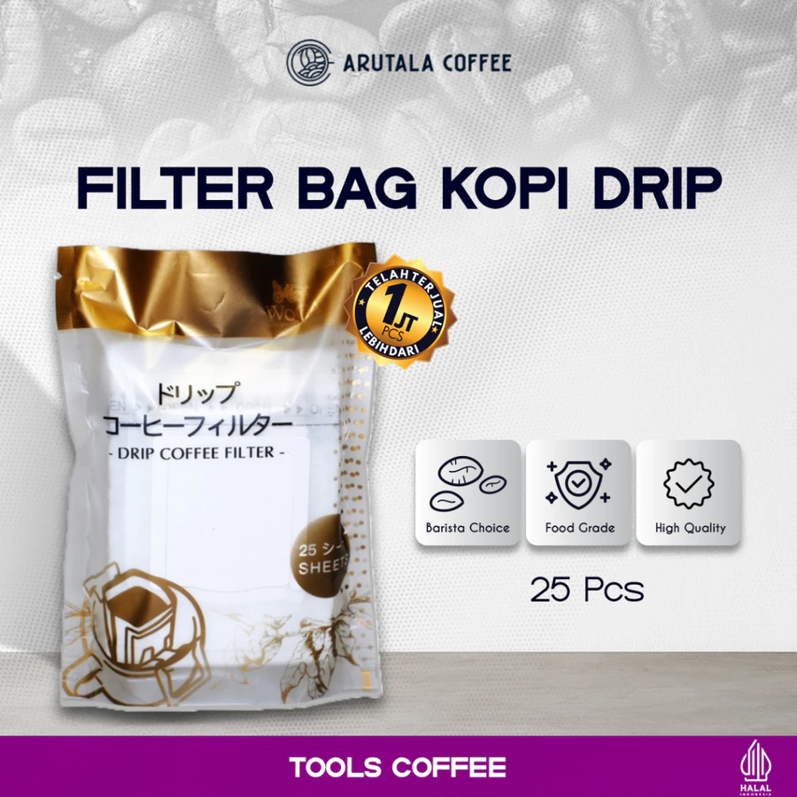 WoCA Drip Bag Kopi Filter 25 Sheets